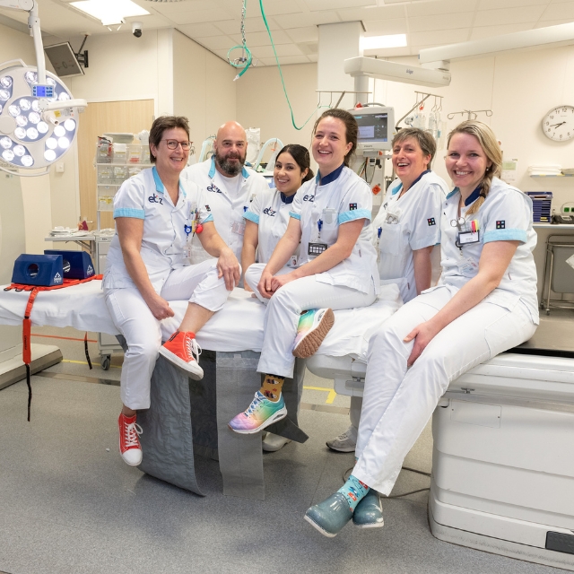6 verpleegkundigen op een rij